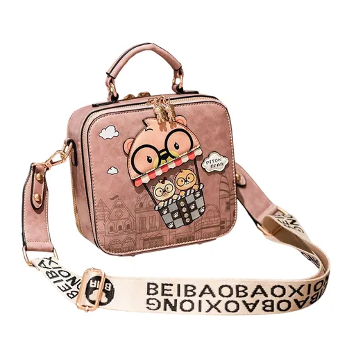 Túi Đeo Chéo Nữ Beibaobao Crossbody Bag S8531 Màu Nâu