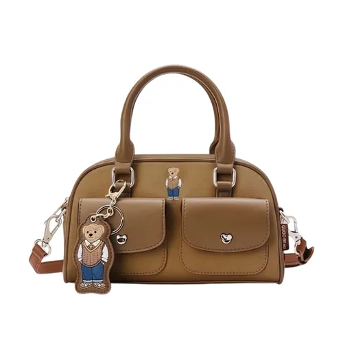 Túi Đeo Chéo Nữ Guoo Bear GU1346 Màu Nâu