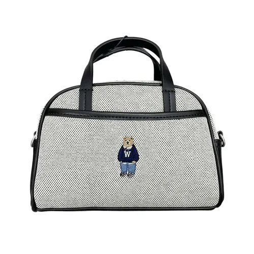 Túi Đeo Chéo Nữ WHOAU Steve Canvas 2 Way Mini WHBGG2223A Màu Đen Xám