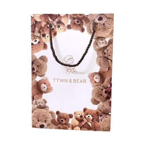 Túi Giấy Guoo Bear 2000214247534 Màu Trắng Nâu Size S