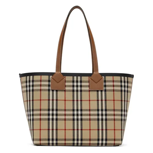 Túi Tote Nữ Burberry Brown Small London Tote Màu Be