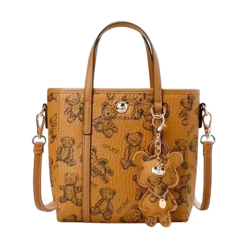 Túi Tote Nữ Guoo Bear Bag GU8025-3920 Màu Nâu