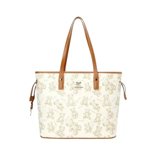 Túi Tote Nữ Guoo Bear GU8026  Màu Trắng