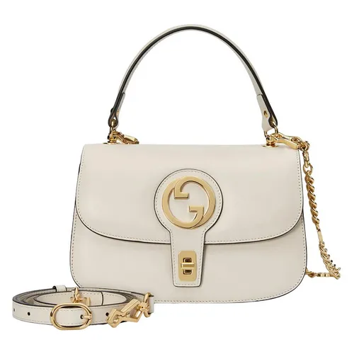Túi Xách Tay Nữ Gucci Blondie Top Handle Bag Màu Trắng