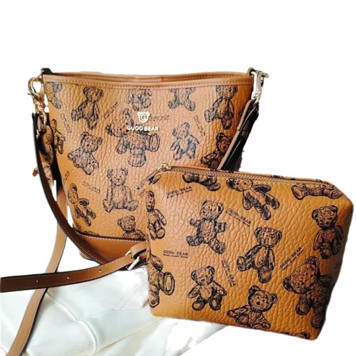 Túi Xách Tay Nữ Guoo Bear GU1165-2920 Màu Nâu