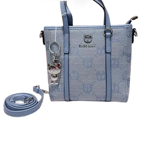 Túi Xách Tay Nữ Guoo Bear GU1209-17910 Màu Xanh Blue