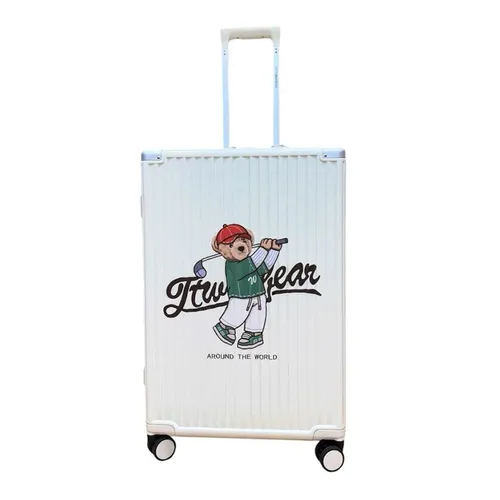 Vali Guoo Bear Golfer Around The World White TN7044-20020 Màu Trắng Size 24