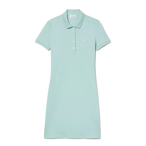 Váy Polo Nữ Lacoste Slim Fit Stretch Petit Pique Polo Dress EF5473-51-LGF Màu Xanh Mint Size 34