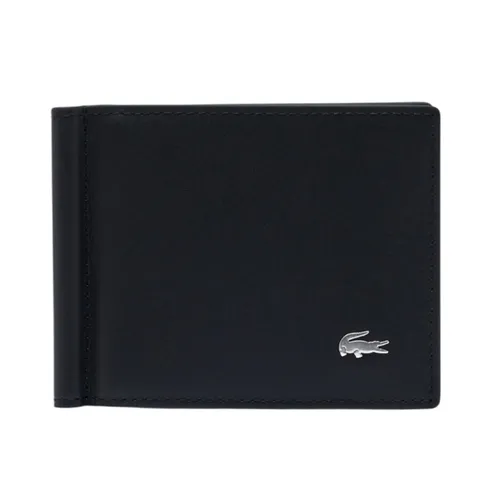Ví Nam Lacoste Folding Wallet With Bill Clip NH4404FG 000 Màu Đen