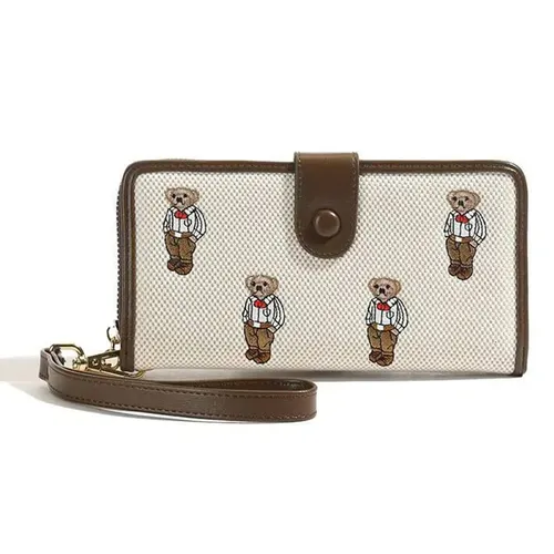 Ví Nữ Beibaobao M881 2000214250091 Màu Trắng Nâu