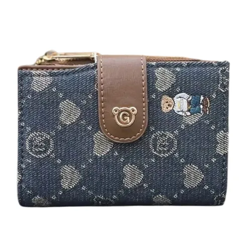 Ví Nữ Guoo Bear GO2049 Màu Xanh Navy
