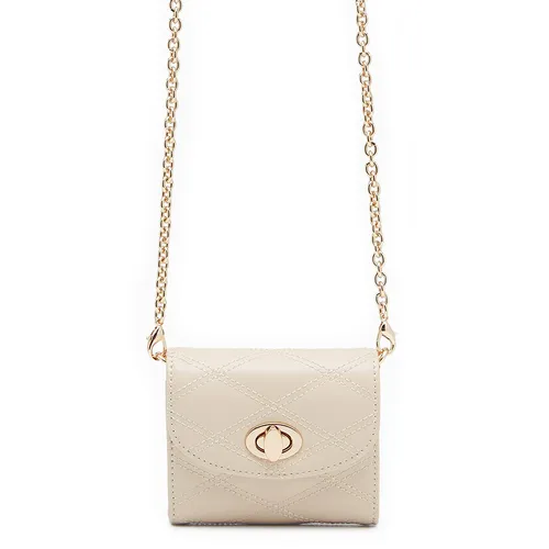 Ví Nữ Lyn Barley Short Wallet On Chain - Light Beige L26CWWA020 Màu Be Nhạt
