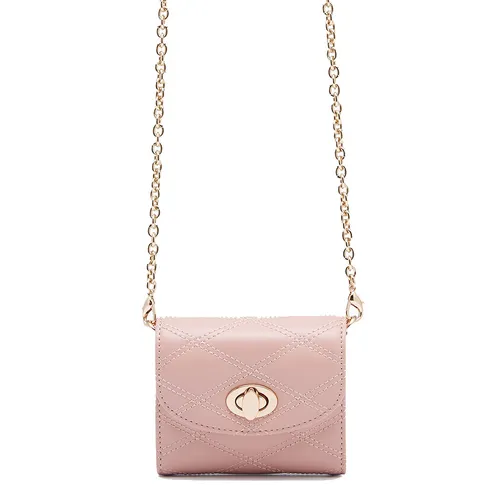 Ví Nữ Lyn Barley Short Wallet On Chain - Pink L26CWWA020 Màu Hồng