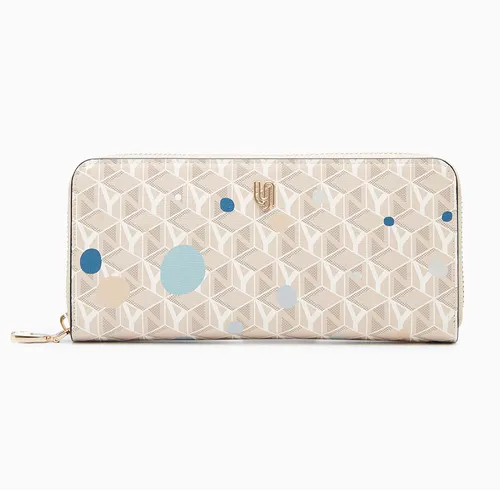 Ví Nữ Lyn Nova Infinite Long Wallet Long Wallet - Printed Beige L26CWWA006 Màu Be Nhạt