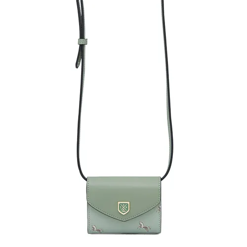 Ví Nữ Lyn Re-Edit Mustang Short Wallet On Chain - Printed Green L26CWWA022 Màu Xanh Green