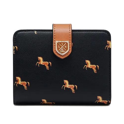 Ví Nữ Lyn Re-Edit Mustang Wallet - Printed Black L26CWWA021 Màu Đen