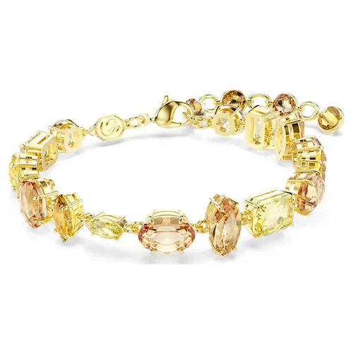 Vòng Đeo Tay Nữ Swarovski Gema Bracelet Mixed Cuts, Yellow, Gold-tone Plated 5718072 Màu Vàng