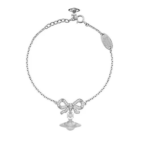 Vòng Đeo Tay Nữ Viviene Westwood Hình Quả Cầu Màu Bạc