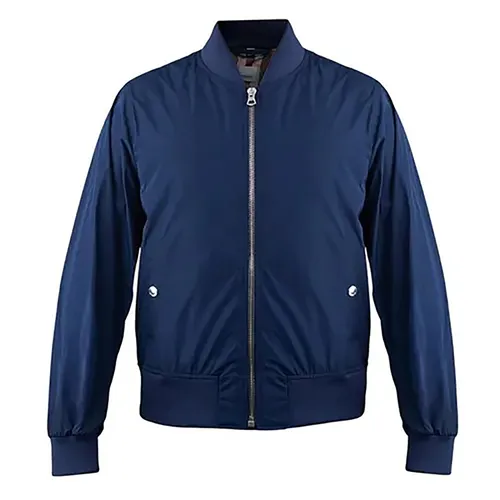 Áo Khoác Nam Burberry Ellon Bomber Jacket INK BLUE 80842381 80931041 Màu Xanh Navy Size 48