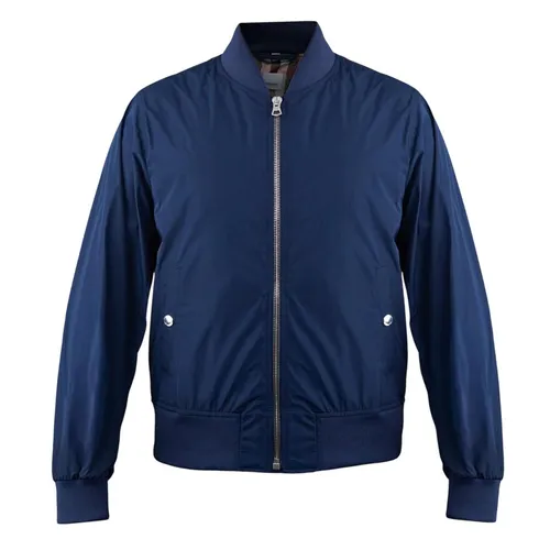 Áo Khoác Nam Burberry Ellon Bomber Zip Up In Navy 8084238 Màu Xanh Navy Size 50