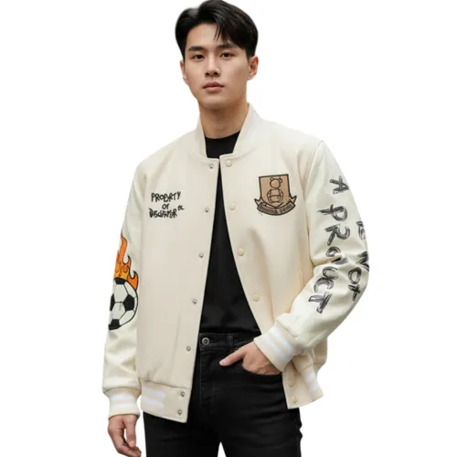 Áo Khoác Nam Disclaimer 24IDS54586LATTE Màu Trắng Size S