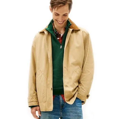 Áo Khoác Nam Tommy Hilfiger XM05677 - 252 Màu Be Size XS