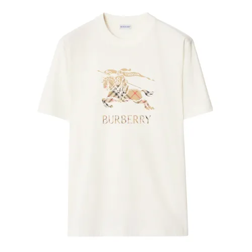 Áo Phông Nam Burberry EKD Ombré Cotton T-Shirt 8119014 Màu Trắng Size S