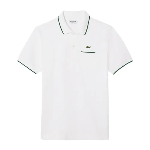Áo Polo Nam Lacoste Classic Fit Pocket Accent L.12.12 PH9838 737 Màu Trắng Size 3