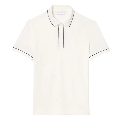 Áo Polo Nam Lacoste Men's Regular Fit Paris Stretch Piqué PH8184 70V Màu Trắng Size 4