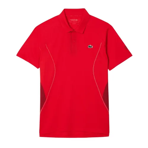 Áo Polo Nam Lacoste Novak Djokovic Ultra-Dry DH7311 00 F8M Màu Đỏ Size 2