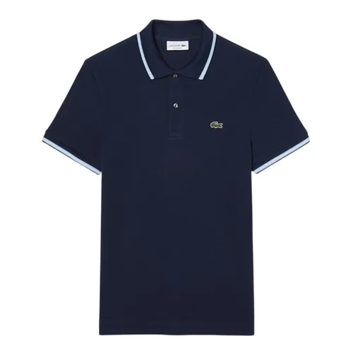 Áo Polo Nam Lacoste Regular Fit Trim Accent L.12.12 PH9875 166 Màu Xanh Navy Size 4