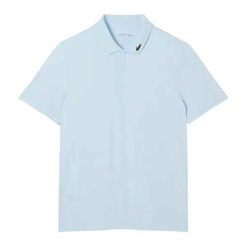 Áo Polo Nam Lacoste Regular Fit UV Protect Golf DH2341_T01 Màu Xanh Nhạt Size 3