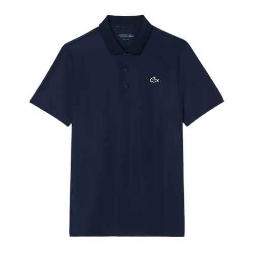 Áo Polo Nam Lacoste Regular Fit UV Protect Golf Polo Shirt DH8915 166 Màu Xanh Navy Size 3