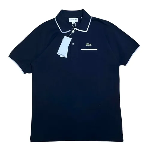 Áo Polo Nam Lacoste Shirt With Pocket PH9838 HHW Màu Xanh Navy Size 4