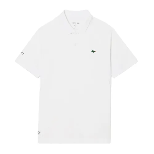 Áo Polo Nam Lacoste Tennis x Daniil Medvedev Polo DH8943-51-800 Màu Trắng Size 3