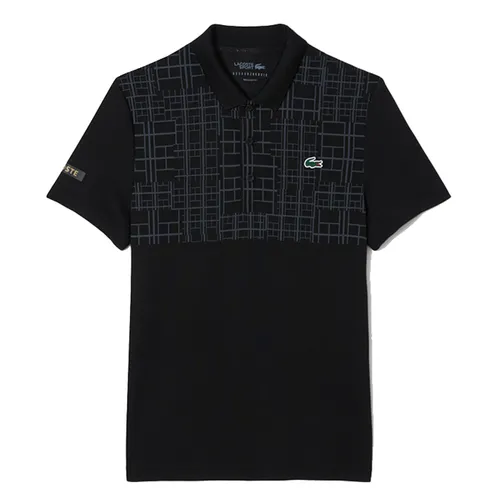 Áo Polo Nam Lacoste Tennis x Novak Djokovic DH4777_031 Màu Đen Size 3