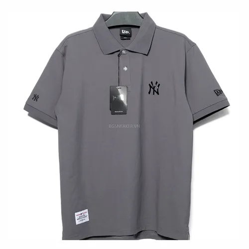 Áo Polo New Era NY Yankees Gray 13718756 Màu Xám Size S