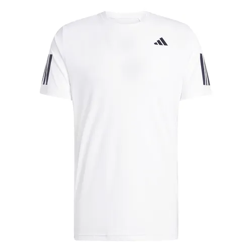 Áo Thun Nam Adidas Climacool Tennis Club 3-Stripes TShirt JE0413 Màu Trắng Size S