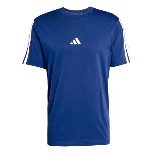 Áo Thun Nam Adidas Single Jersey 3 Sọc Essentials JW1950 Tshirt Màu Xanh Blue Size S