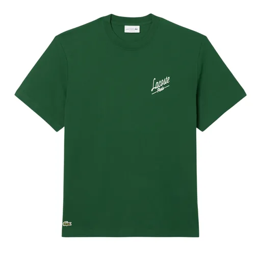 Áo Thun Nam Lacoste Multi Print Jersey T-Shirt TH5948 132 Màu Xanh Lá Size 3