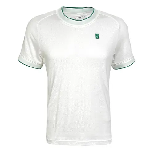 Áo Thun Nam Nike Men's Court Heritage SS Top FN0318-100 Màu Trắng Size S