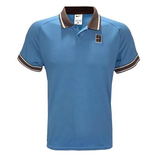 Áo Polo Nam Nike Men's Tennis Polo Court Heritage FQ2101-429 Màu Xanh Blue Size S