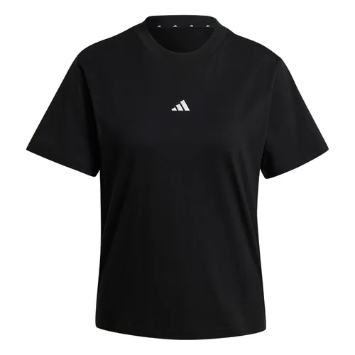 Áo Thun Nữ Adidas Cotton Logo Nhỏ Essentials JC5943 Tshirt Màu Đen Size XS