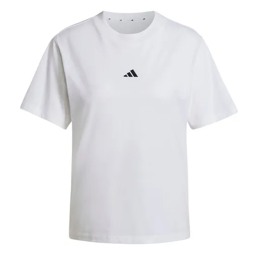 Áo Thun Nữ Adidas Cotton Logo Nhỏ Essentials JC5944 Tshirt Màu Trắng Size 2XS