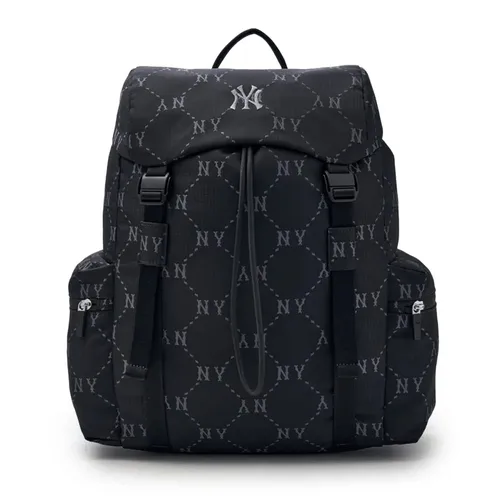 Balo MLB Diamond Monogram Sportive Backpack New York Yankees 3ABKM035N 50BKS Black Màu Đen