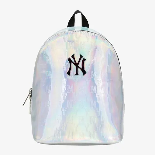 Balo MLB Holo Monogram Mini Backpack New York Yankees 32BG04011-50M Màu Trắng Xà Cừ