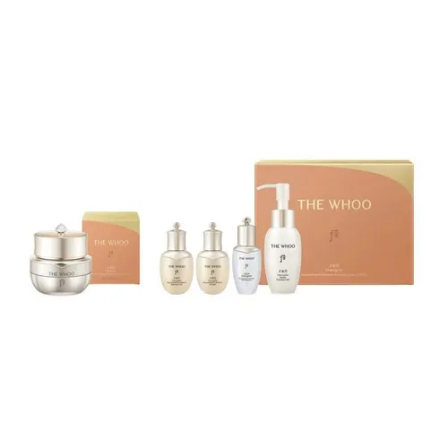 Bộ Kem Dưỡng Mắt Hỗ Trợ Giảm Nhăn Whoo Cheongidan Pro Radiant Eye Cream Special Set 5 Món