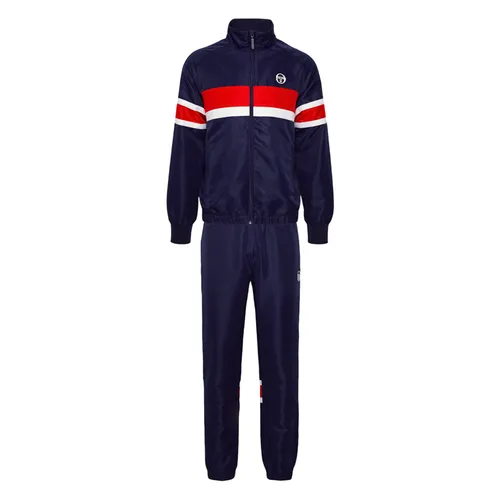 Bộ Quần Áo Nam Sergio Tacchini Board Tracksuit Survetement Dark Blue 38836 Màu Xanh Blue Size XS