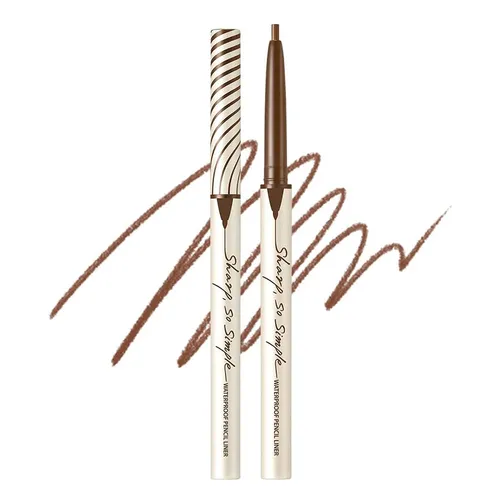 Chì Kẻ Mắt Clio Sharp So Simple Waterproof Pencil Liner Tone 03 Màu Nâu Đen