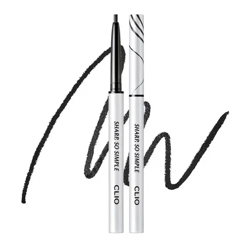 Chì Kẻ Mắt Clio Sharp So Simple Waterproof Pencil Liner Tone 1 Màu Đen